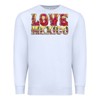 White Love Mexico Premium Sweatshirt - texasbilliewilder