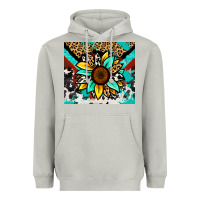 Moon Dust turquoise gemstone sunflower Heavyweight Hoodie - Zillion Design Studio