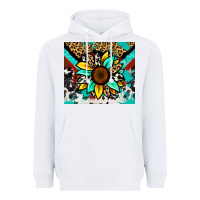 Turquoise Gemstone Sunflower Heavyweight Hoodie | Teevron