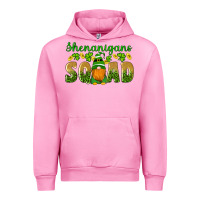 Fuchsia Pink shenanigans squad gnomes shamrock gold leopard glitter Urban Hoodie - Artiststas