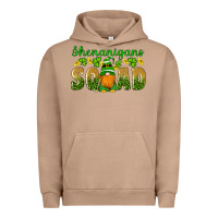 Pigment Burro shenanigans squad gnomes shamrock gold leopard glitter Urban Hoodie - Artiststas