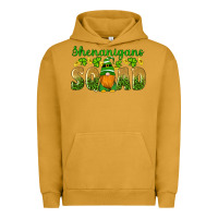 Pigment Peanut Butter shenanigans squad gnomes shamrock gold leopard glitter Urban Hoodie - Artiststas