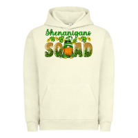 Pigment Pistachio shenanigans squad gnomes shamrock gold leopard glitter Urban Hoodie - Artiststas