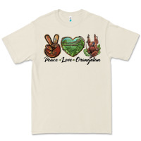 Bone Peace Love Orangutan Premium Tee - LillyAllenDesigns