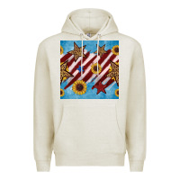 Western Star With Sunflower Seamless Pattern Premium Hoodie | Teevron