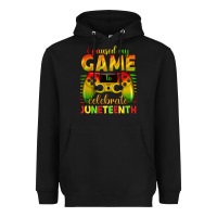 Black i paused my game celebrate juneteenth Heavyweight Hoodie - texasbilliewilder
