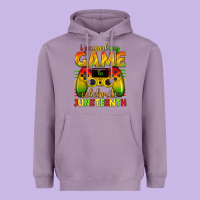 Heavyweight Hoodie i paused my game celebrate juneteenth
