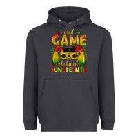 Smoke i paused my game celebrate juneteenth Heavyweight Hoodie - texasbilliewilder