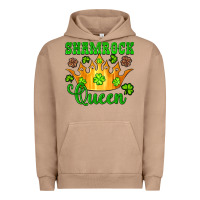 Pigment Burro shamrock queen crown leopard glitter Urban Hoodie - Artiststas