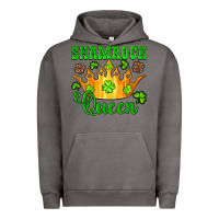 Pigment Tornado shamrock queen crown leopard glitter Urban Hoodie - Artiststas