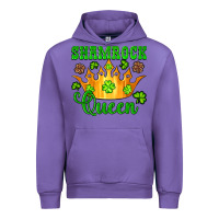Tulip shamrock queen crown leopard glitter Urban Hoodie - Artiststas