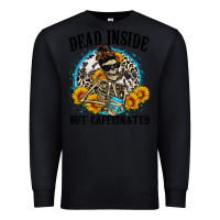 Black dead inside but caffeinated Premium Sweatshirt - Zillion Design Studio