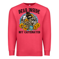 Cardinal dead inside but caffeinated Premium Sweatshirt - Zillion Design Studio