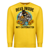 Lemon dead inside but caffeinated Premium Sweatshirt - Zillion Design Studio