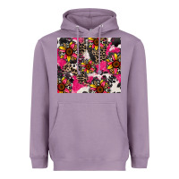 Lavender sunflower cowhide Heavyweight Hoodie - Zillion Design Studio