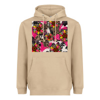 Mushroom sunflower cowhide Heavyweight Hoodie - Zillion Design Studio