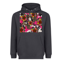 Smoke sunflower cowhide Heavyweight Hoodie - Zillion Design Studio