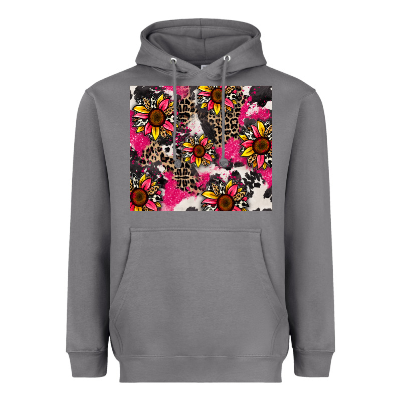 Sunflower Cowhide Heavyweight Hoodie by Zillion Design Studio | Teevron