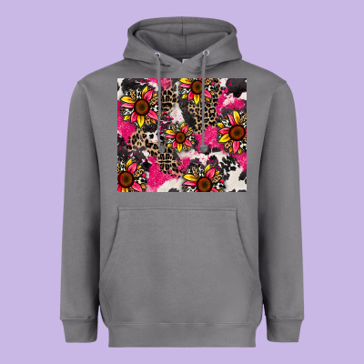 Sunflower Cowhide Heavyweight Hoodie Designed By Zillion Design Studio