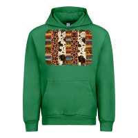 Emerald serape sunflower cowhide leopard brushstroke Urban Hoodie - AdoDesignShop