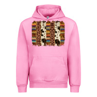 Fuchsia Pink serape sunflower cowhide leopard brushstroke Urban Hoodie - AdoDesignShop