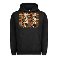 Pigment Black serape sunflower cowhide leopard brushstroke Urban Hoodie - AdoDesignShop