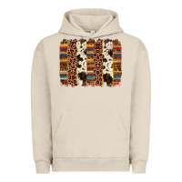 Pigment French Oak serape sunflower cowhide leopard brushstroke Urban Hoodie - AdoDesignShop