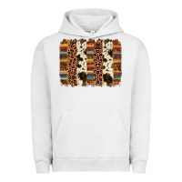 Pigment Lunar Rock serape sunflower cowhide leopard brushstroke Urban Hoodie - AdoDesignShop