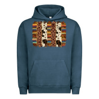 Pigment Midnight Navy serape sunflower cowhide leopard brushstroke Urban Hoodie - AdoDesignShop
