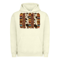 Pigment Pistachio serape sunflower cowhide leopard brushstroke Urban Hoodie - AdoDesignShop