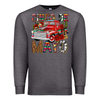 Charcoal Heather Cinco de Mayo Truck Premium Sweatshirt - texasbilliewilder