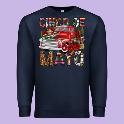 Cinco De Mayo Truck Premium Sweatshirt Designed By Texasbilliewilder