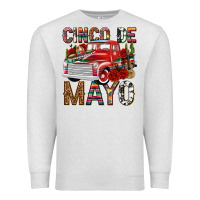 Oatmeal Heather Cinco de Mayo Truck Premium Sweatshirt - texasbilliewilder