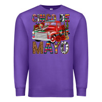 Purple Cinco de Mayo Truck Premium Sweatshirt - texasbilliewilder
