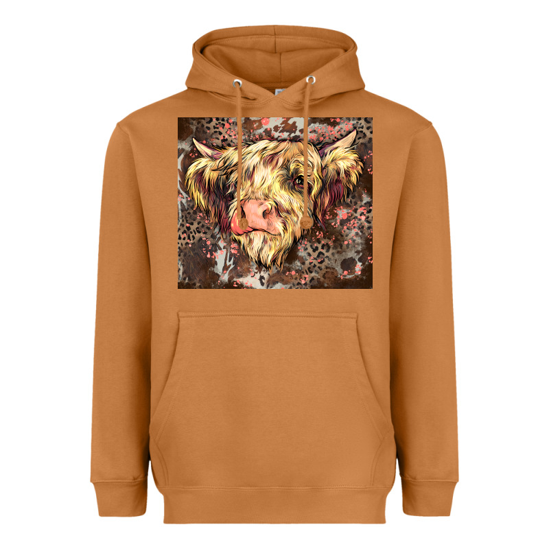Leopard Cow Heavyweight Hoodie by Zillion Design Studio | Teevron
