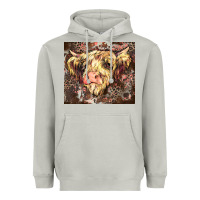 Moon Dust leopard cow Heavyweight Hoodie - Zillion Design Studio