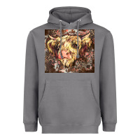 Storm leopard cow Heavyweight Hoodie - Zillion Design Studio