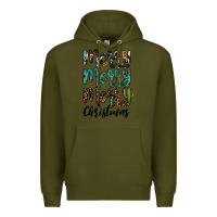Army Green merry christmas Premium Hoodie - JahusDesignShop