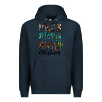 Navy merry christmas Premium Hoodie - JahusDesignShop