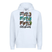 White merry christmas Premium Hoodie - JahusDesignShop