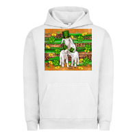 Pigment Lunar Rock st patricks goat family shamrock gold serape leopard glitter wooden tu Urban Hoodie - Artiststas