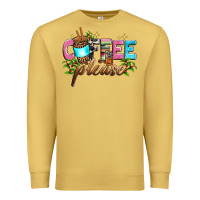 Antique Gold coffee please Premium Sweatshirt - Zillion Design Studio