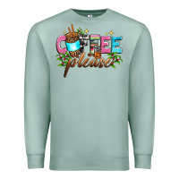 Seafoam coffee please Premium Sweatshirt - Zillion Design Studio