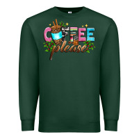 Sports Green coffee please Premium Sweatshirt - Zillion Design Studio