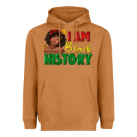 Meerkat i am black history with afro black girl Heavyweight Hoodie - texasbilliewilder