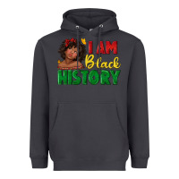 Smoke i am black history with afro black girl Heavyweight Hoodie - texasbilliewilder