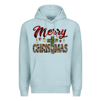 Blue Mist merry christmas Premium Hoodie - JahusDesignShop