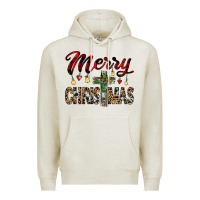 Oatmeal Heather merry christmas Premium Hoodie - JahusDesignShop