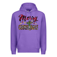 Purple merry christmas Premium Hoodie - JahusDesignShop