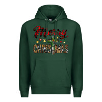 Sports Green merry christmas Premium Hoodie - JahusDesignShop